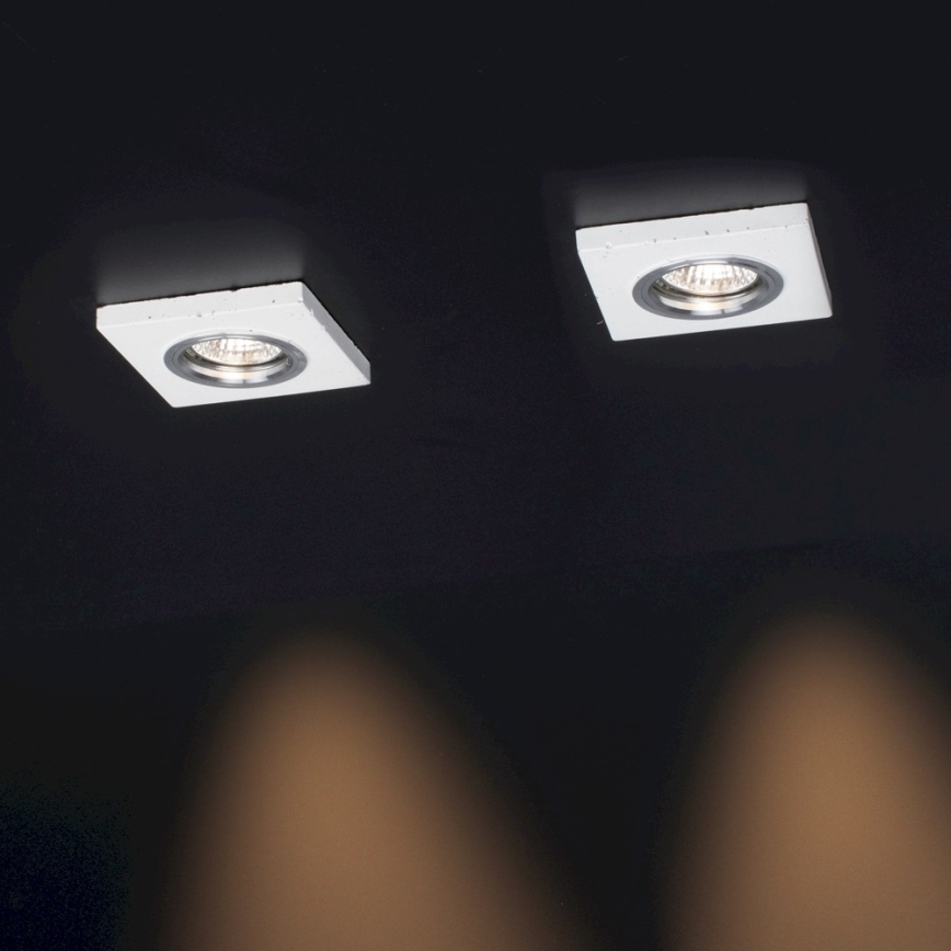 LED Süvistatav valgusti VITAR 1xGU10/5W/230V CRI 90 betoon