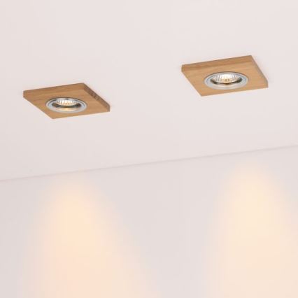 LED Süvistatav valgusti VITAR 1xGU10/5W/230V CRI 90 tamm – FSC sertifitseeritud