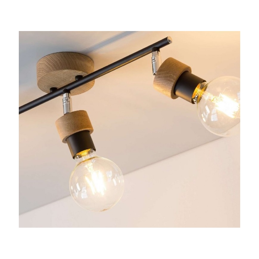 Kohtvalgusti MARJOLAINE 3xE27/25W/230V tamm - FSC sertifitseeritud