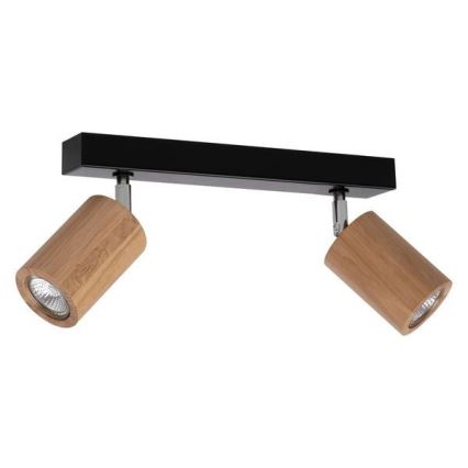 LED Kohtvalgusti lakke MATTI 2xGU10/5W/230V tamm
