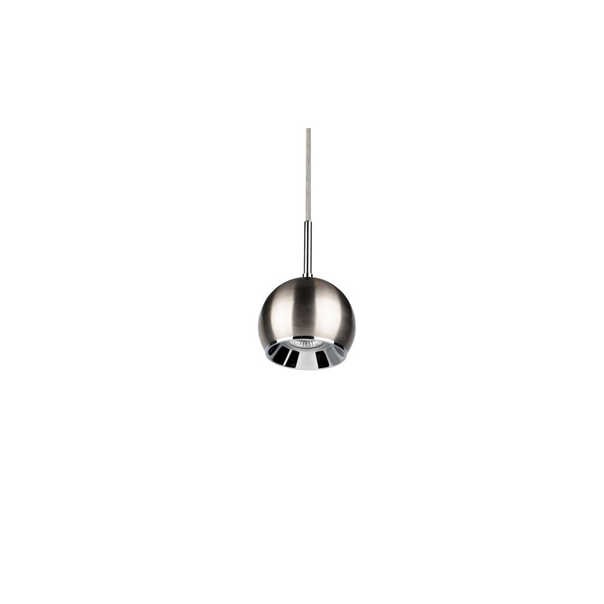 LED Lühter BALL WOOD 1xGU10/5W/230V matt tamm
