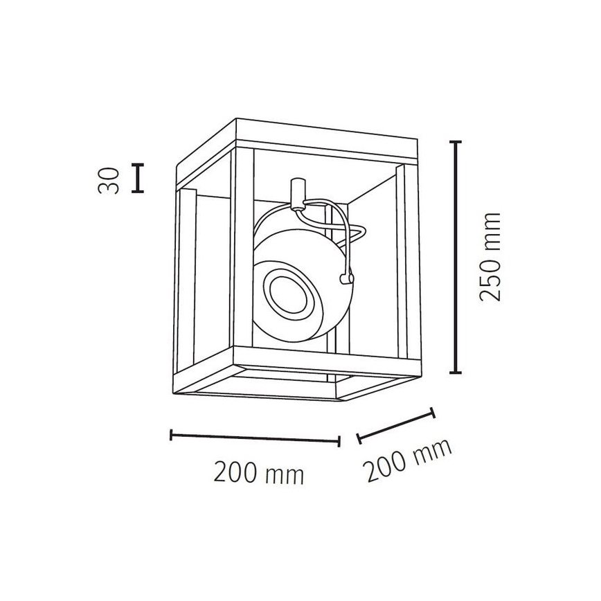 LED Laevalgusti ROY 1xGU10/5W/230V matt tamm - FSC sertifitseeritud