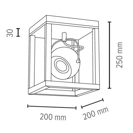 LED Laevalgusti ROY 1xGU10/5W/230V matt tamm - FSC sertifitseeritud