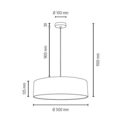 Lühter JOSEFINA 3xE27/25W/230V - FSC sertifitseeritud