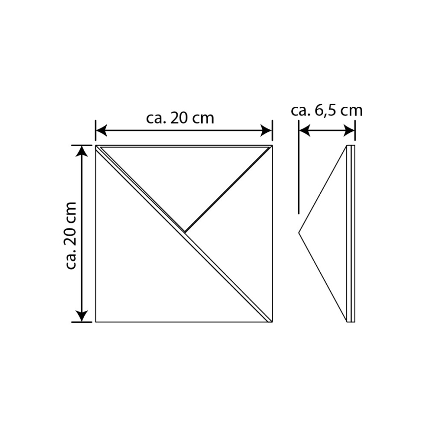 LED Päikesepaneeliga majanumber LED/3x0,1W/2,4V 1200 mAh IP44