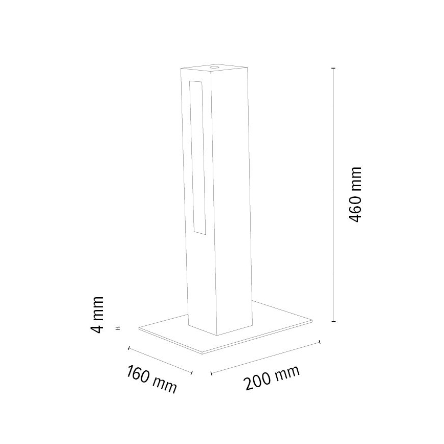 LED Hämardatav laualamp LEON LED/9W/230V tamm – FSC sertifitseeritud