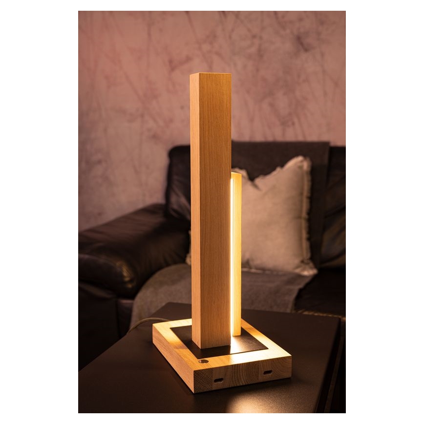LED Hämardatav laualamp SOHO BLACK LED/10W/230V 45 cm tamm – FSC sertifitseeritud