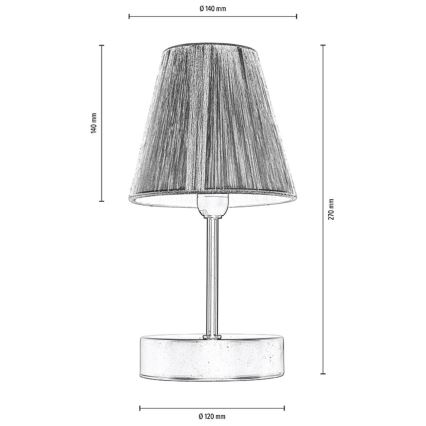 Laualamp MILA 1xE14/25W/230V Kask