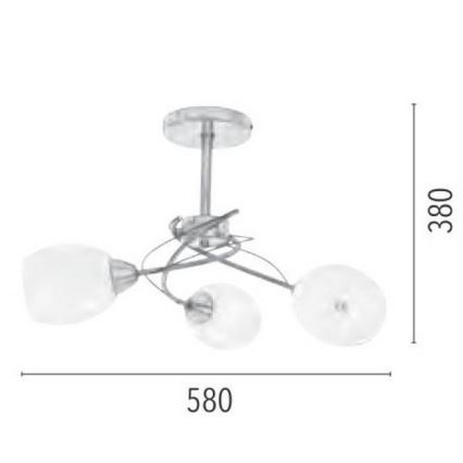 Ripplühter PISA 3xE27/60W/230V - FSC sertifitseeritud