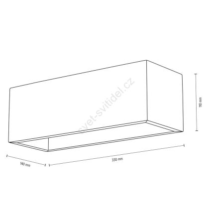 Seinavalgusti KENZO 2xG9/6W/230V mänd - FSC sertifitseeritud