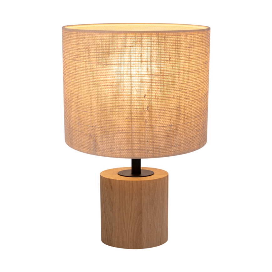 Laualamp KRETA 1xE27/25W/230V tamm/oranž tamm - FSC sertifitseeritud