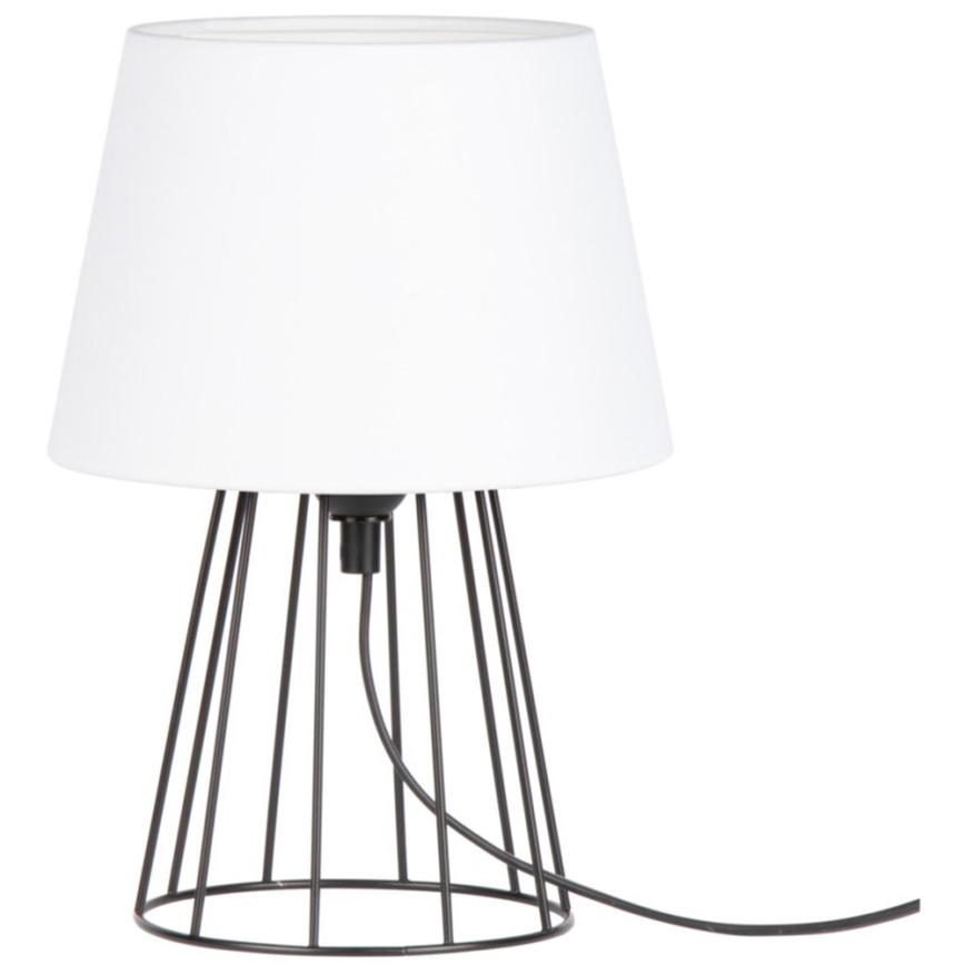 Spot-Light - Laualamp MANGOO 1xE27/40W/230V valge/must