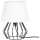 Spot-Light - Laualamp MANGOO 1xE27/40W/230V valge/must