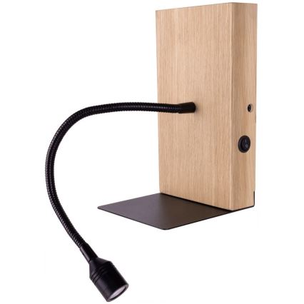 Seinavalgusti LECTOR LED/2,5W/230V USB tamm – FSC sertifitseeritud