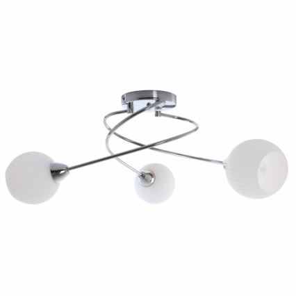 Lambivarju asendus lühtrile PAVIA d. 13,5 cm valge