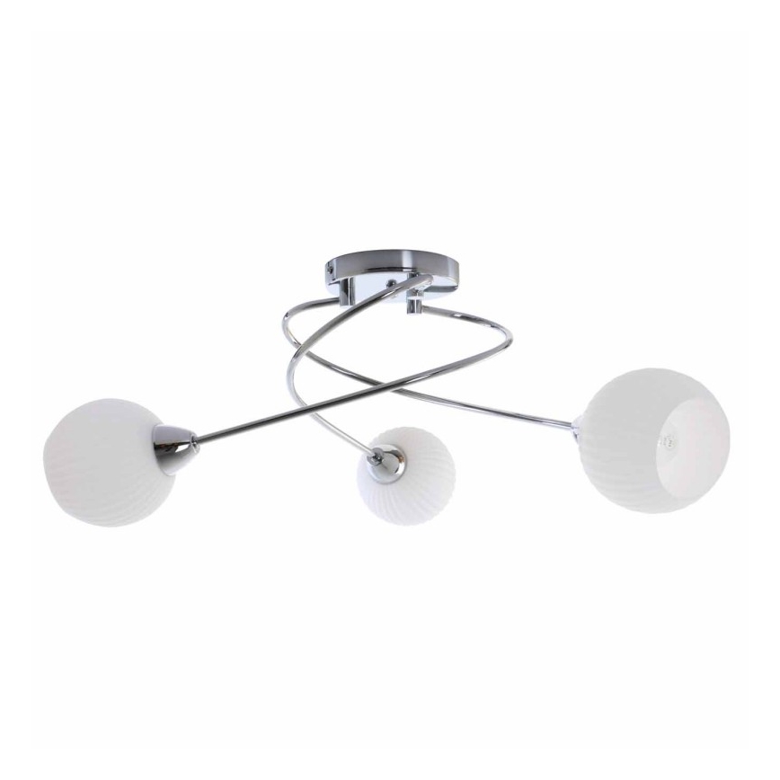 Lambivarju asendus lühtrile PAVIA d. 13,5 cm valge