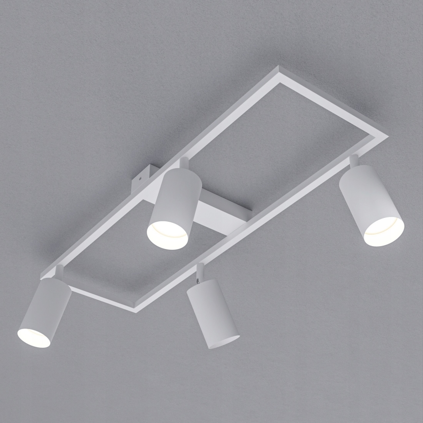 Spottvalgusti 4xGU10/30W/230V valge