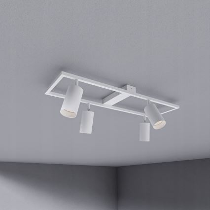 Spottvalgusti 4xGU10/30W/230V valge