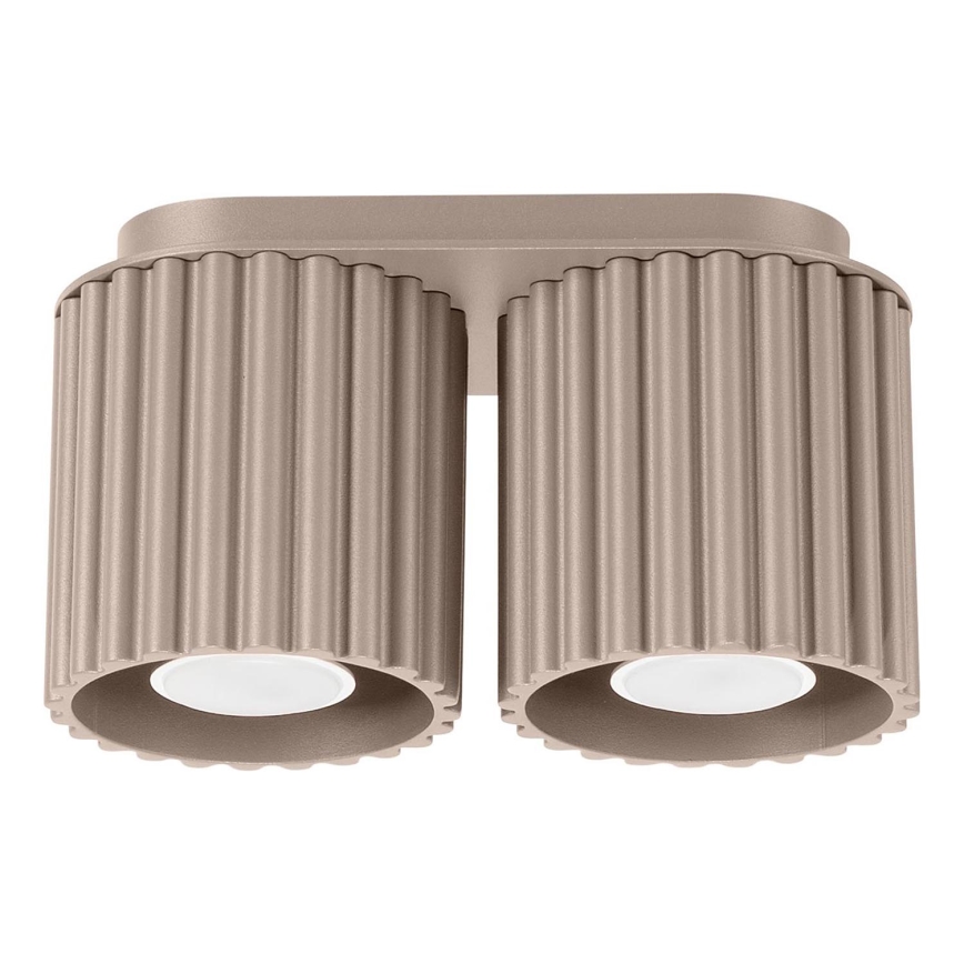 Spottvalgusti AURA 2xGU10/10W/230V taupe