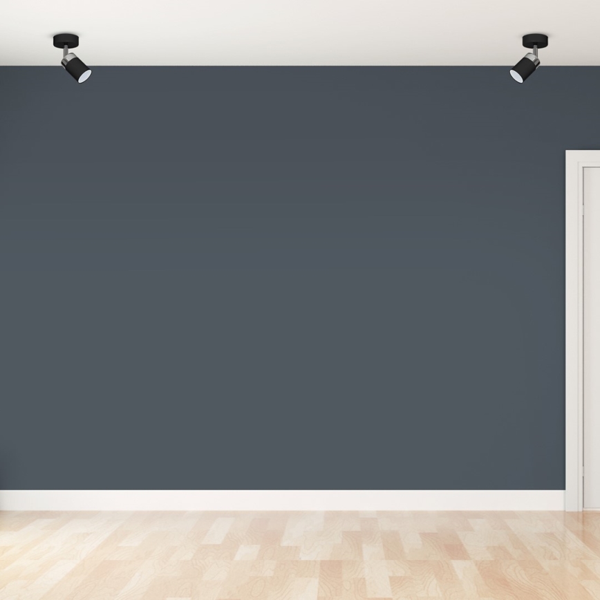 Spottvalgusti JOKER 1xGU10/25W/230V must/läikiv kroom