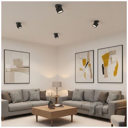 Spottvalgusti OH12F 1xGX53/35W/230V 8,5 cm must