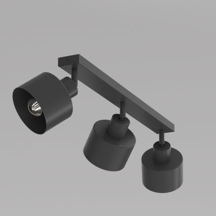 Spottvalgusti PARKLA 3xE27/15W/230V must