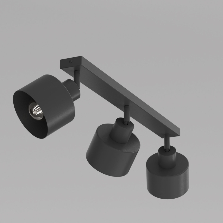 Spottvalgusti PARKLA 3xE27/15W/230V must