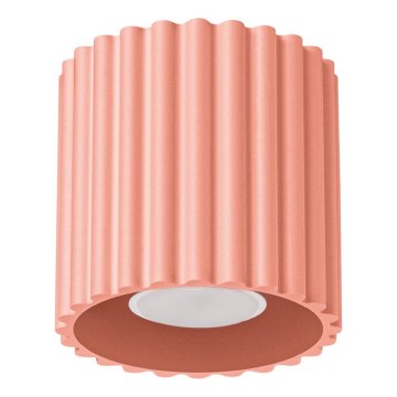 Spotvalgusti AURA 1xGU10/10W/230V läbimõõt 10 cm roosa