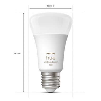 Stardikomplekt Philips Hue WHITE AND COLOR AMBIANCE 3xE27/9W 2000-6500K + ühendusseade