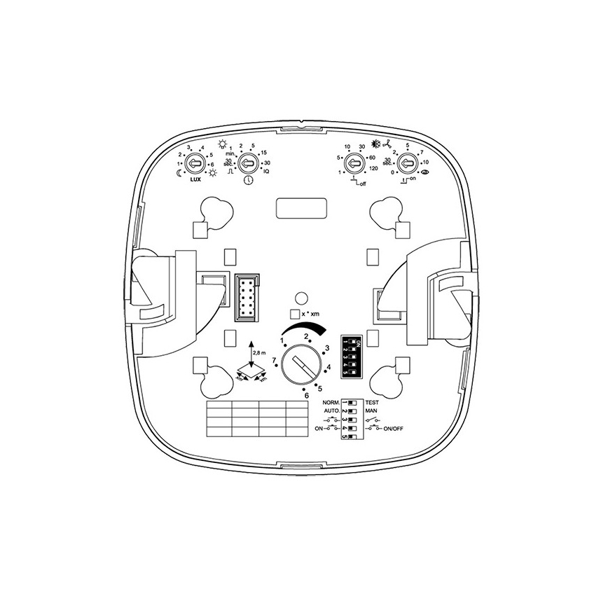 Steinel 002770 - Kohalolekuandur IR Quattro HD 24m COM2 valge