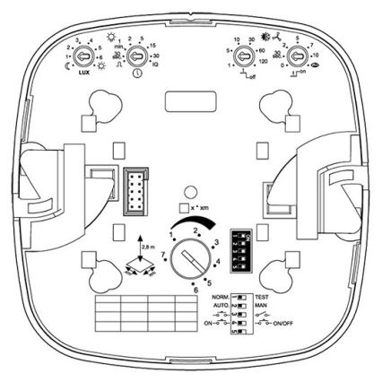 Steinel 002848 - Kohalolekuandur HF 360 COM2 valge