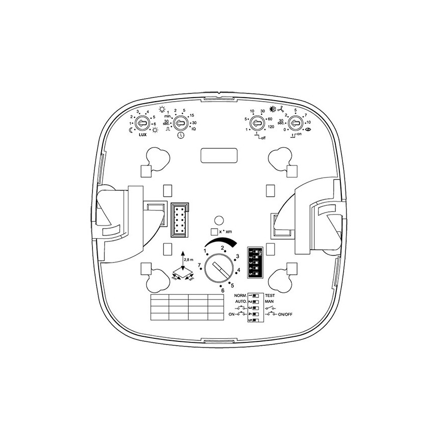 Steinel 002848 - Kohalolekuandur HF 360 COM2 valge