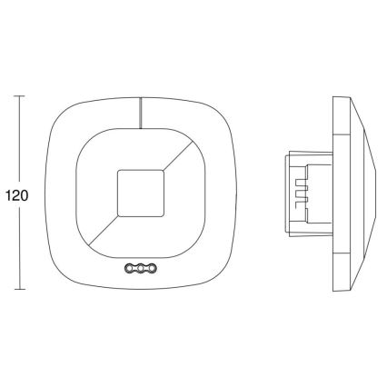 Steinel 002848 - Kohalolekuandur HF 360 COM2 valge