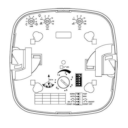 Steinel 003005 - Kohalolekuandur Dual HF DALI-2 APC valge