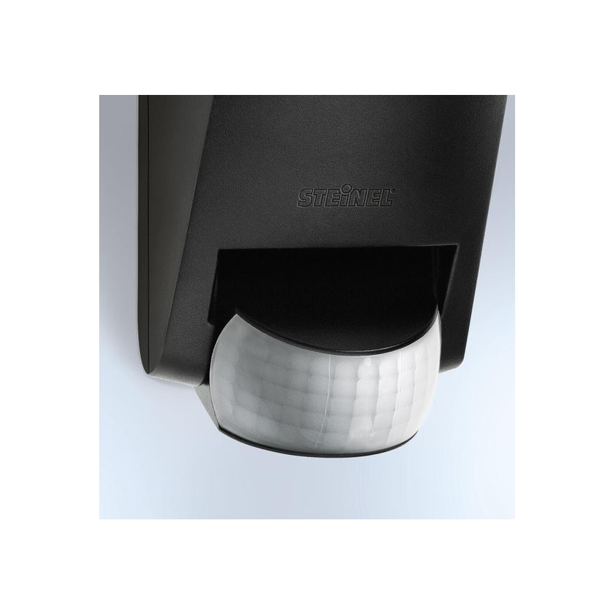 STEINEL 005535 - Väli seinavalgusti koos anduriga L585S 1xE27/60W must IP44