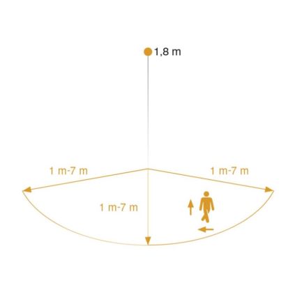 STEINEL 007577 - Väli liikumisandur IHF 3D IP54 valge