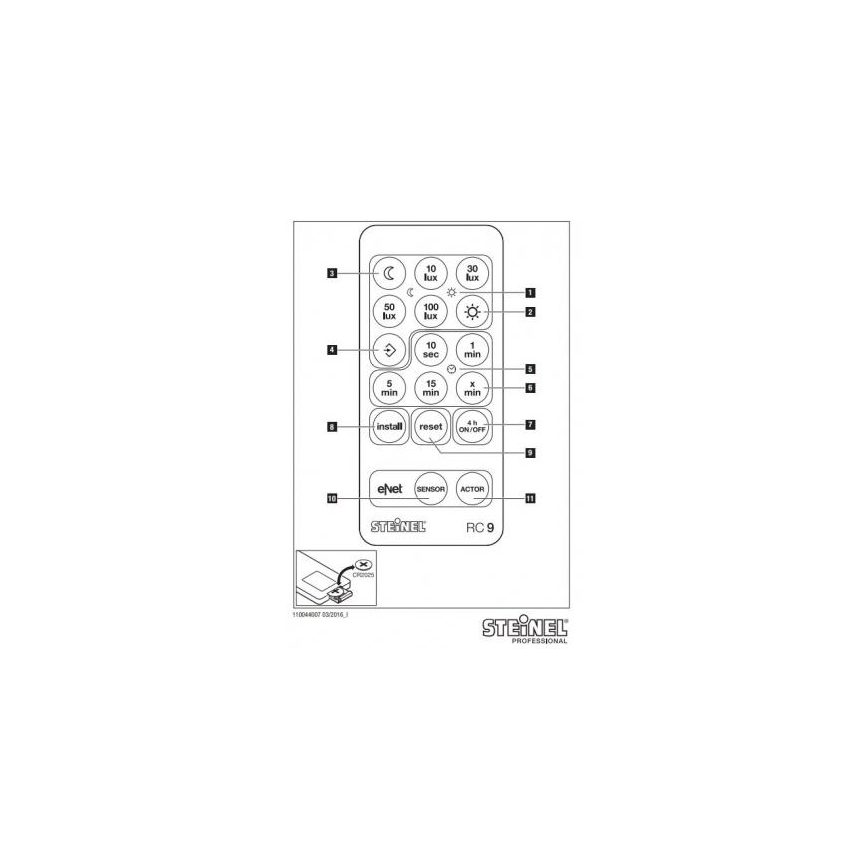STEINEL 007638 - RC9 Pult iHF3D andurile
