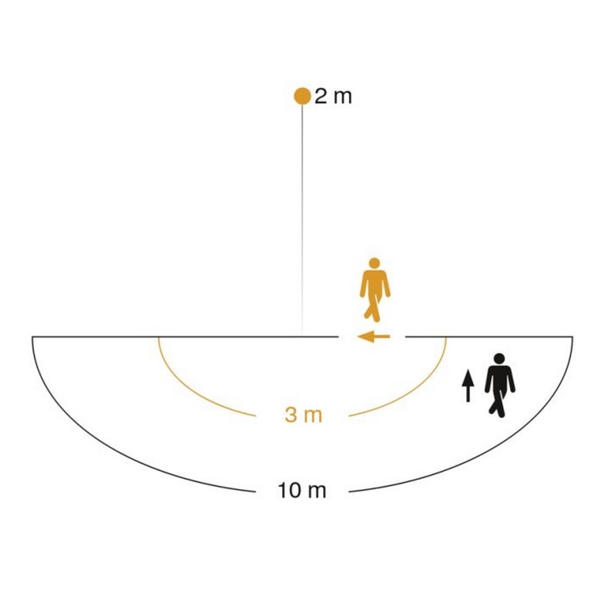 Steinel 009816 - Väli seinavalgusti anduriga L 22 S 1xE27/60W/230V IP44