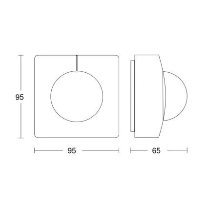 STEINEL 010478 - Liikumisandur IS3360 AP COM1 IP54