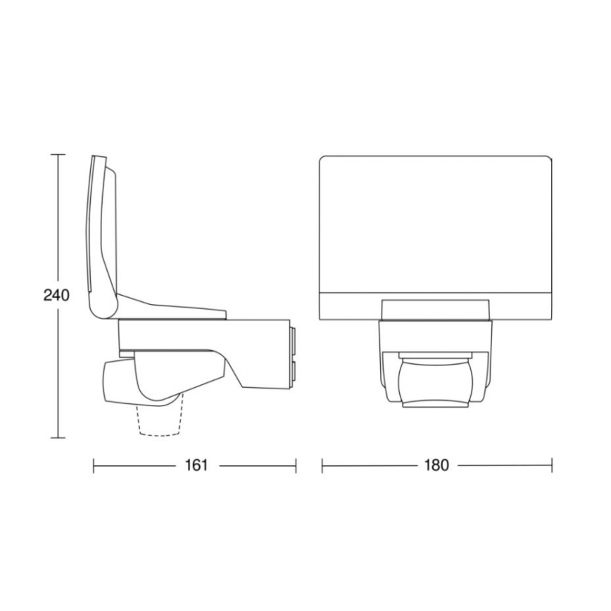 STEINEL 030056 – LED Liikumisanduriga prožektor XLED Home 2 XL LED/20W/230V IP44