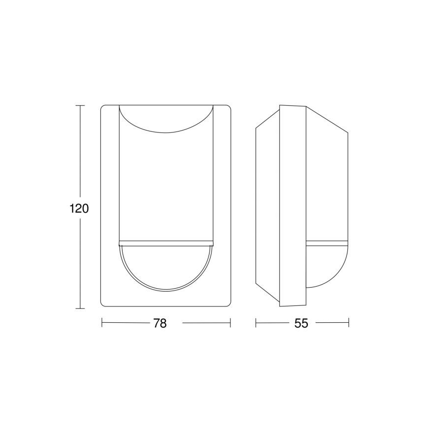 Steinel 034702 - Väli liikumisandur ECO IP54 must