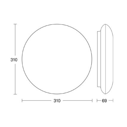 Steinel 035440 - LED Välivalgusti anduriga QUATTRO LED/10W/230V IP54