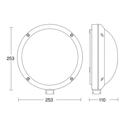 STEINEL 053079 - LED Väli seinavalgusti koos anduriga L330 LED/9W/230V 3000K IP44