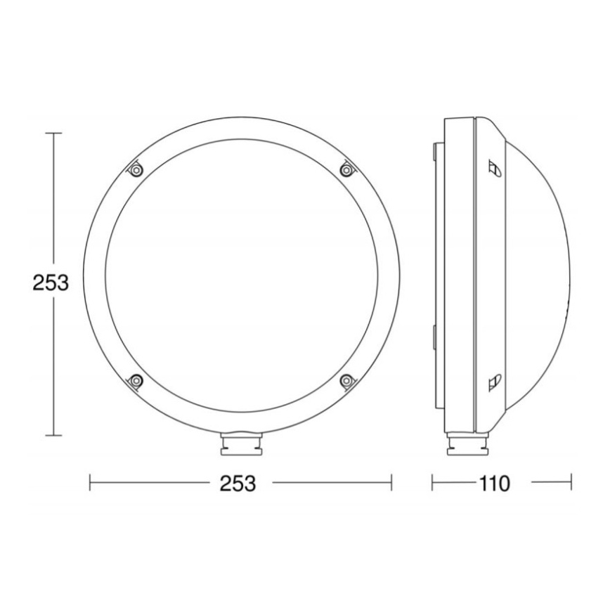 STEINEL 053079 - LED Väli seinavalgusti koos anduriga L330 LED/9W/230V 3000K IP44
