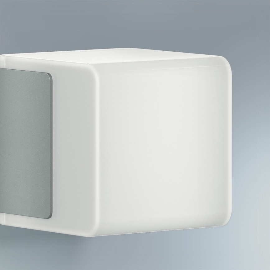Steinel 055523 - LED Välivalgusti koos liikumisanduriga L 835 LED/9,5W/230V IP44 hõbe