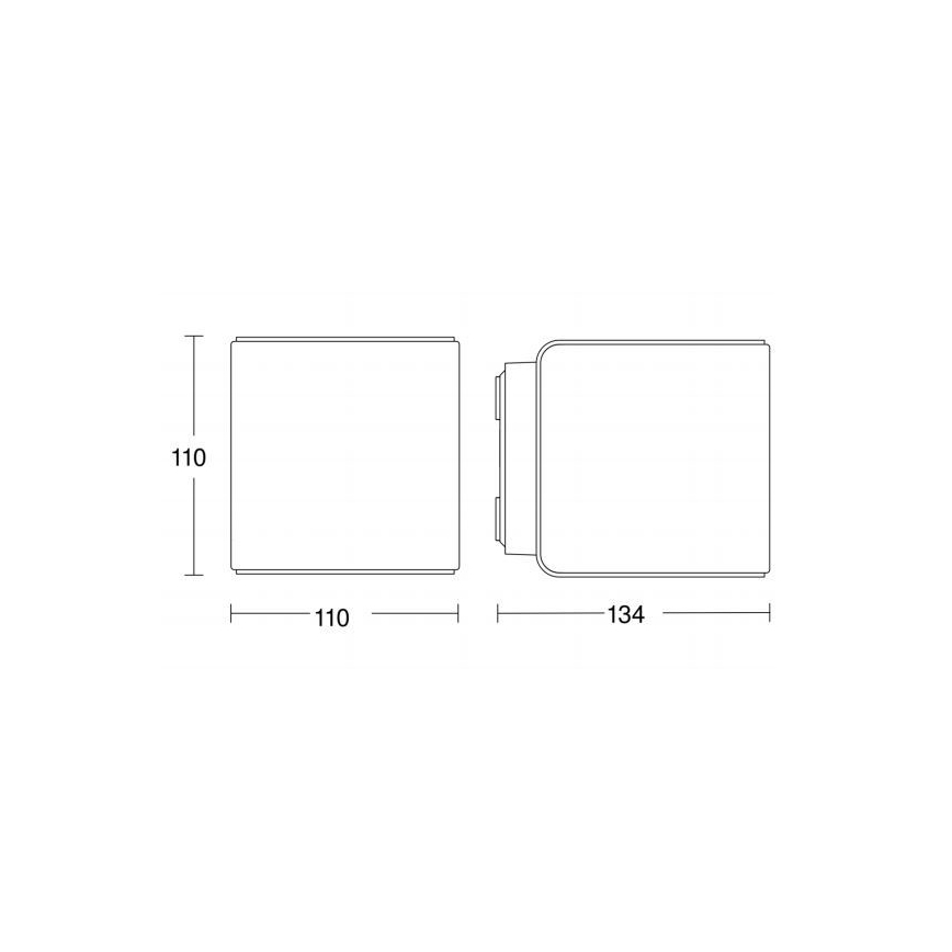 Steinel 055530 - LED Välivalgusti koos anduriga L 840 LED/9,5W/230V IP44 antratsiit