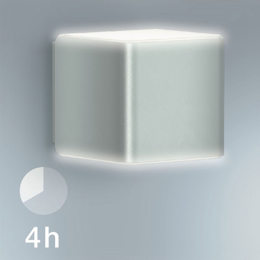 Steinel 055547 - LED Välivalgusti koos anduriga L 840 LED/9,5W/230V IP44 hõbe
