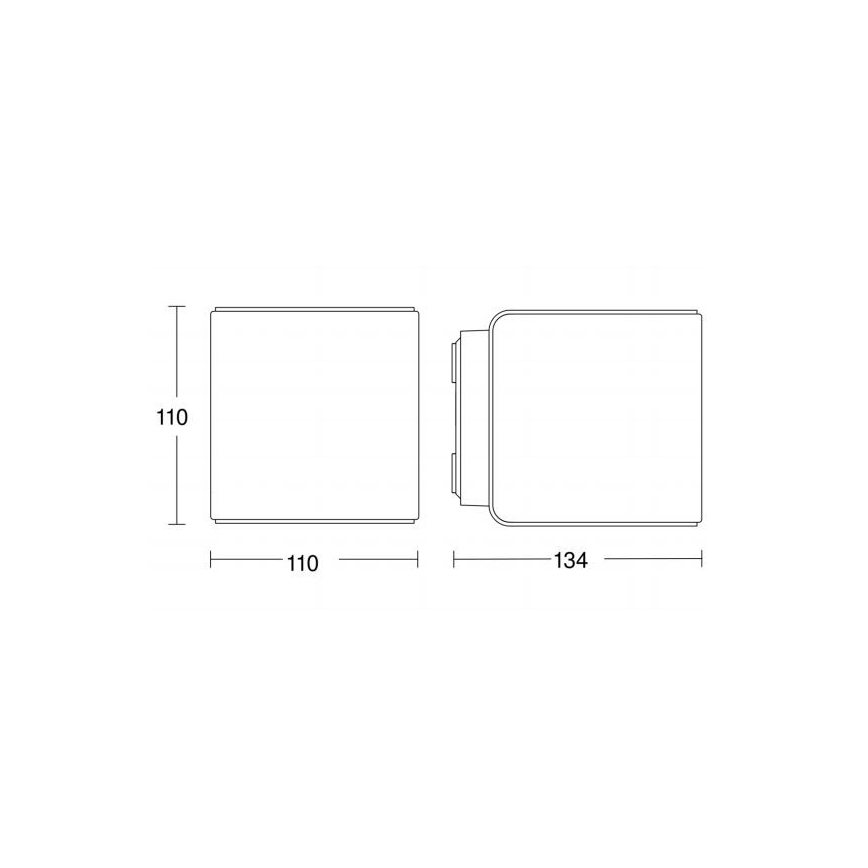 Steinel 055547 - LED Välivalgusti koos anduriga L 840 LED/9,5W/230V IP44 hõbe