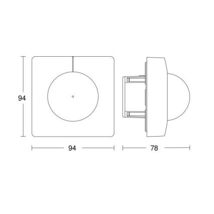 Steinel 055721 - Liikumisandur IS 3180 COM1 230V valge