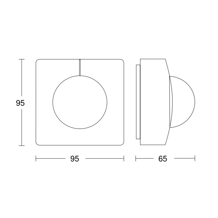 Steinel 057398 - Liikumisandur IS 345 MX Highbay DALI-2 IP54 valge